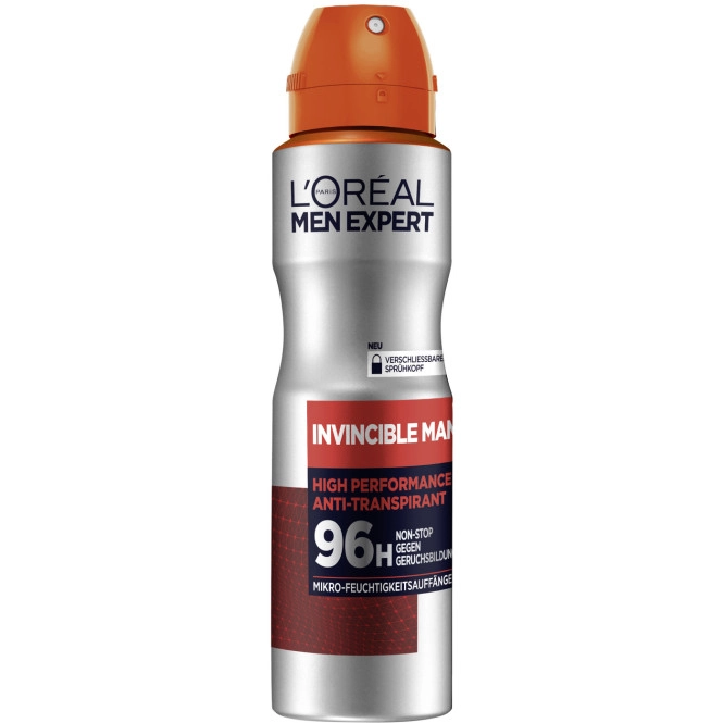 L'Oreal Men Expert Invincible Man 96H High Performance Anti-Transpirant 150ML