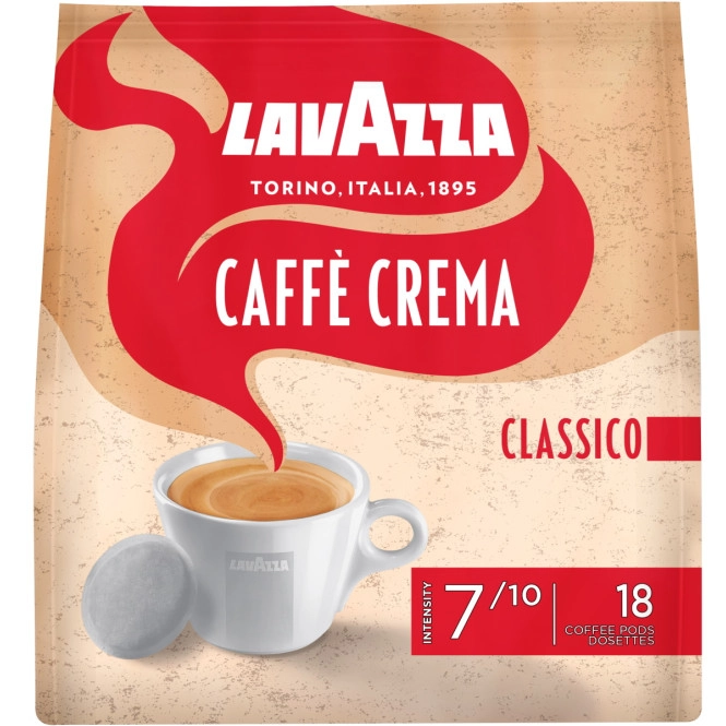 Lavazza Caffe Crema Classico Kaffeepads 18ST 125G