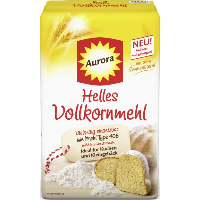 Aurora Helles Vollkornmehl 1KG