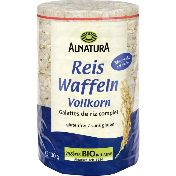 Alnatura Bio Reiswaffeln Meersalz 100G