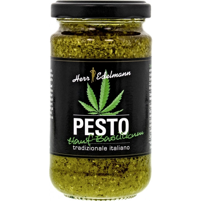 Herr Edelmann Pesto Hanf-Basilikum 190G