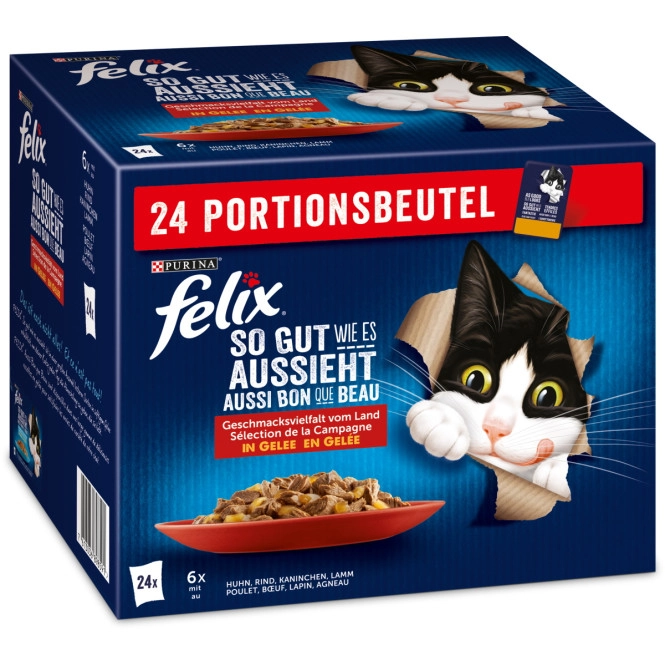 Felix so gut wie es aussieht Geschmacksvielfalt vom Land 24x85g