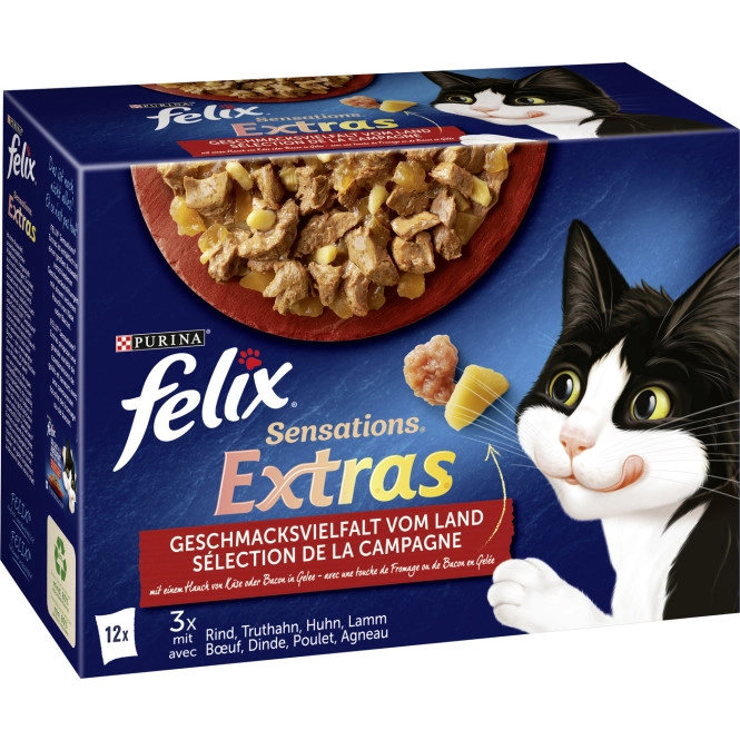 Felix Extras Vielfalt vom Land in Gelee 12x85G