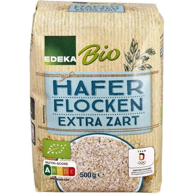 EDEKA Bio Haferflocken extra zart 500G