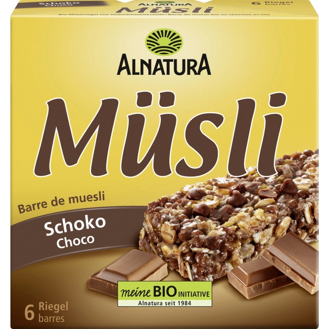 Alnatura Bio Müsli-Riegel Schoko 6ST 150G