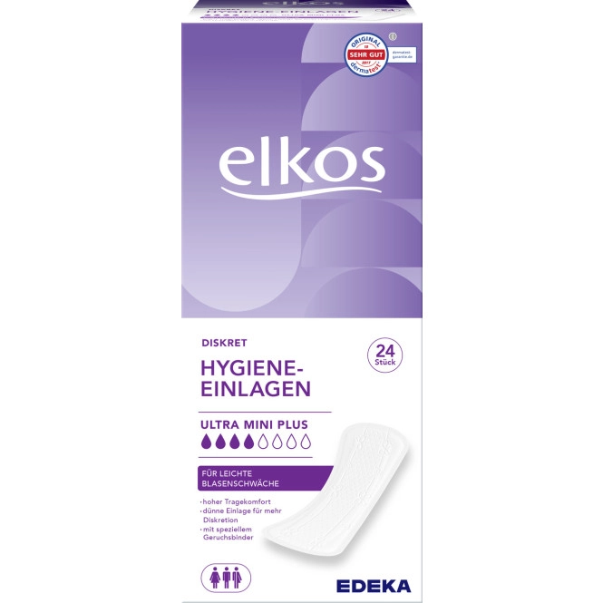 Elkos Hygiene-Einlagen Ultra Mini Plus 24ST