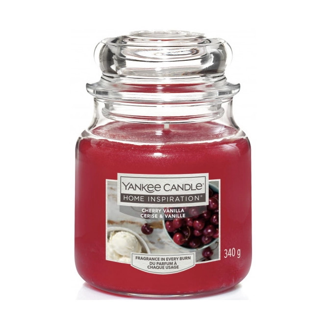 Yankee Candle Home Inspiration Duftkerze Cherry Vanilla 340G