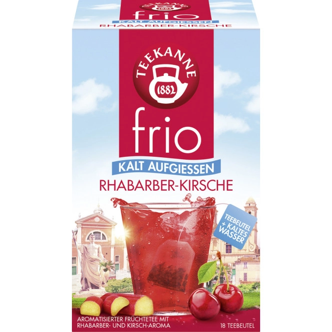 Teekanne Frio Rhabarber-Kirsche 18ST 45G