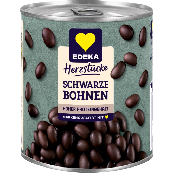 EDEKA Herzstücke Schwarze Bohnen 400G