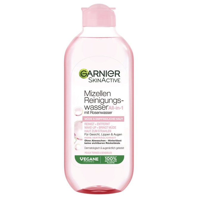 Garnier Mizellen Reinigungswasser mit Rosenwasser All-in-1 400ML