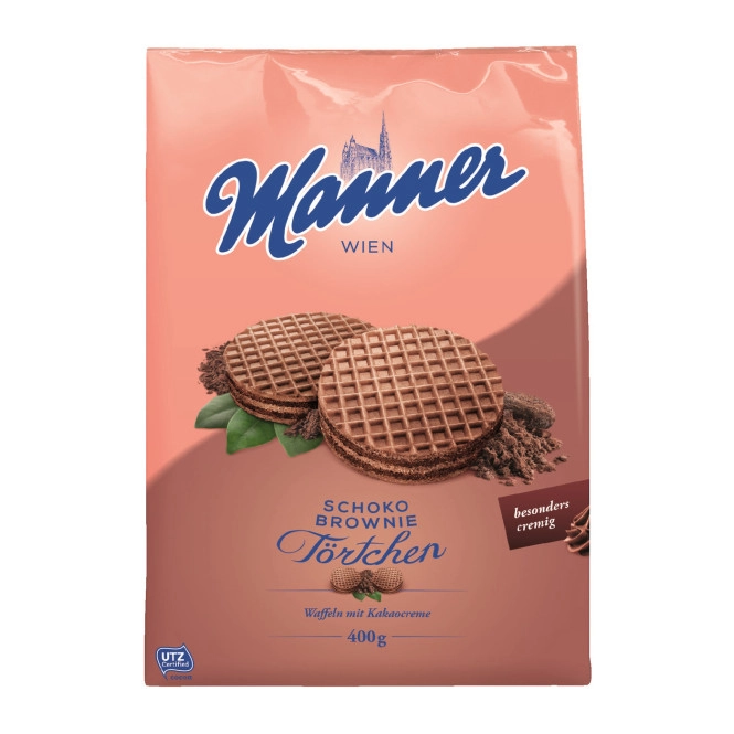 Manner Schoko Brownie Törtchen 400G