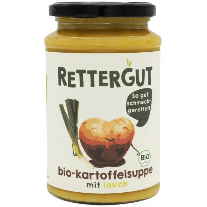 Rettergut Bio Kartoffelsuppe mit Lauch 375ML