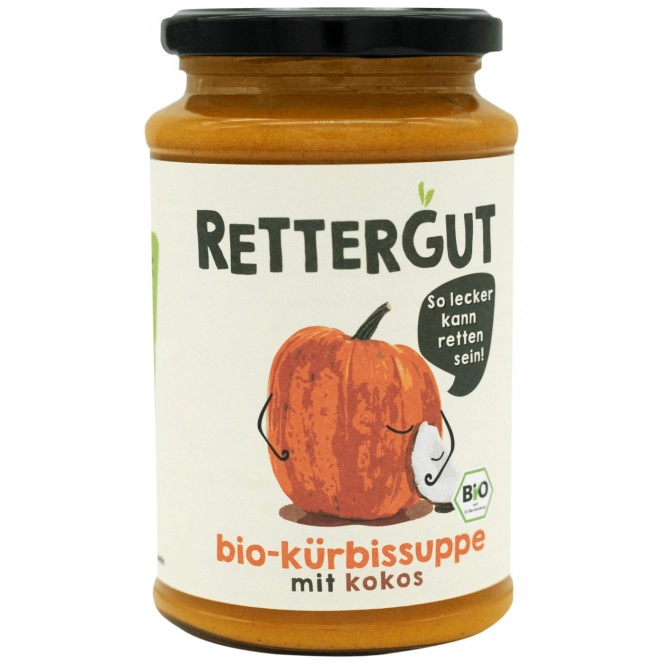 Rettergut Bio Kürbissuppe mit Kokos 375ML