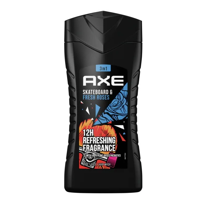 Axe Duschgel Skateboard & Fresh Roses 3in1 250ML