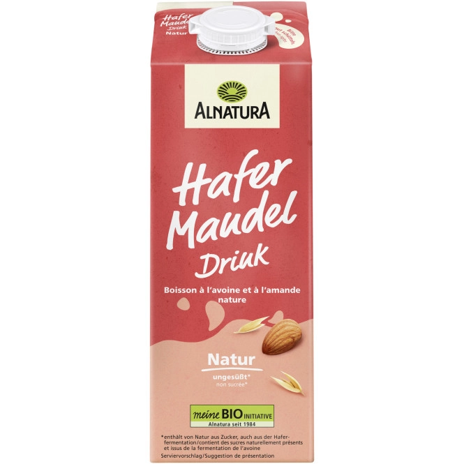 Alnatura Bio Hafer Mandel Drink Natur ungesüßt 1L