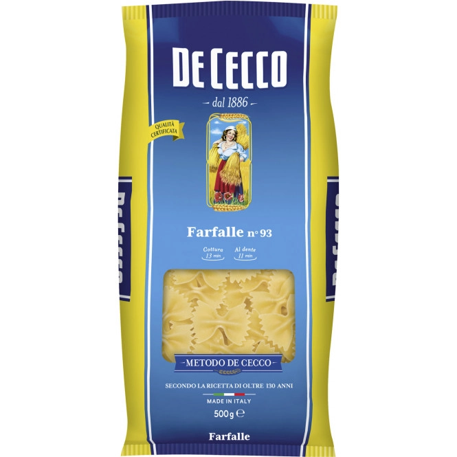 De Cecco Farfalle No 93 500G