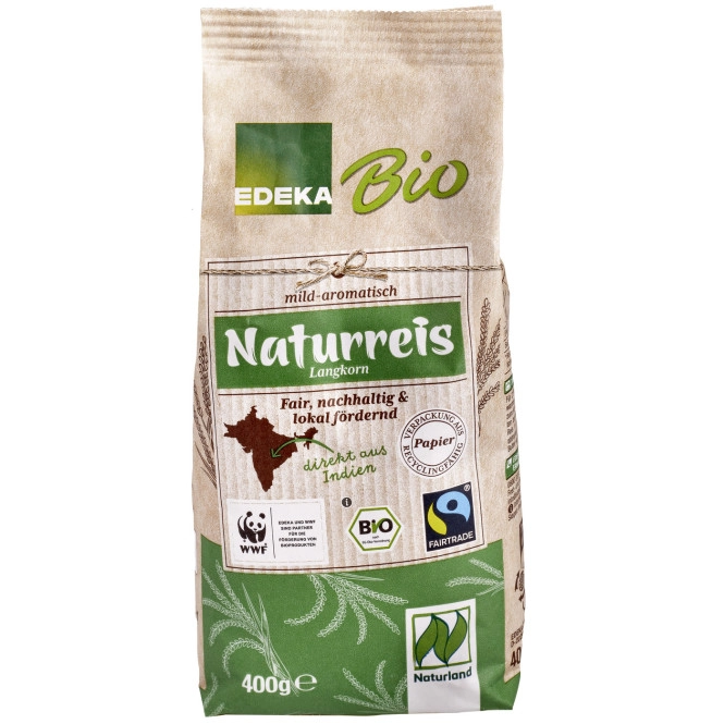 EDEKA Bio Naturreis Langkorn 400G