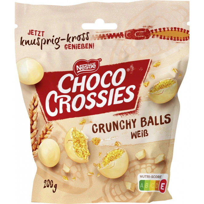 Nestle Choco Crossies Crunchy Balls weiß 200G