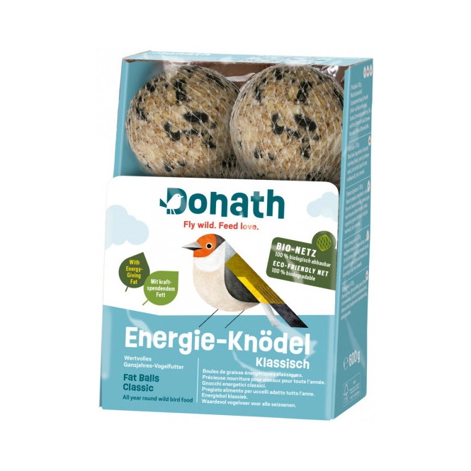 Donath Vogelfutter Energie Knödel Klassisch Bio-Netz 600G