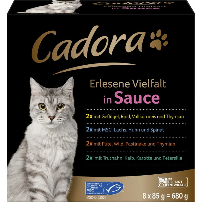 Cadora Erlesene Vielfalt in Sauce 8x 85G