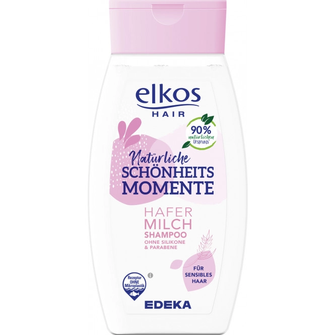 elkos Natürliche Schönheitsmomente Shampoo Hafermilch 250ML