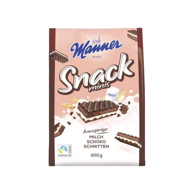 Manner Snack Minis Schoko 300g