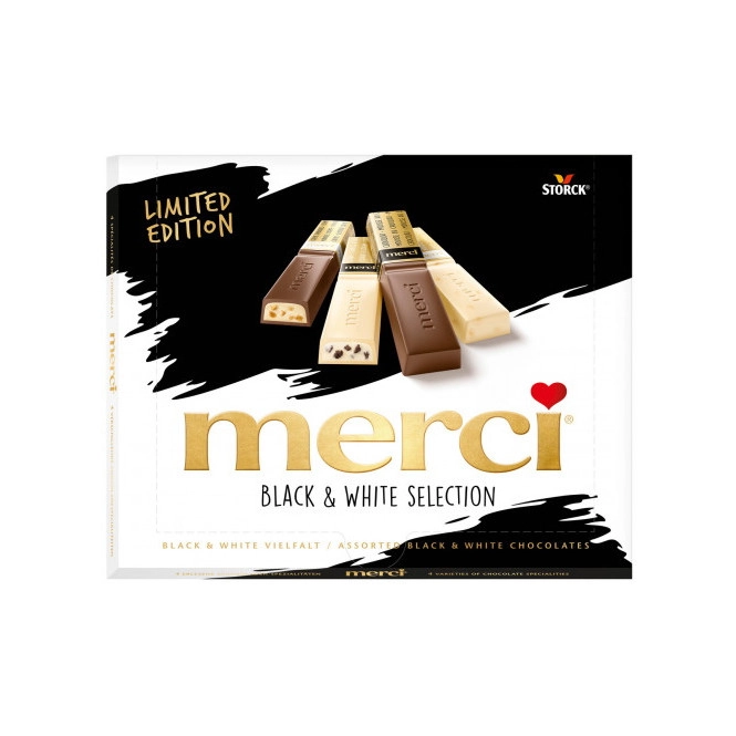 Merci Black & White Selection Limited Edition 240G   -  MHD 01.05.2025