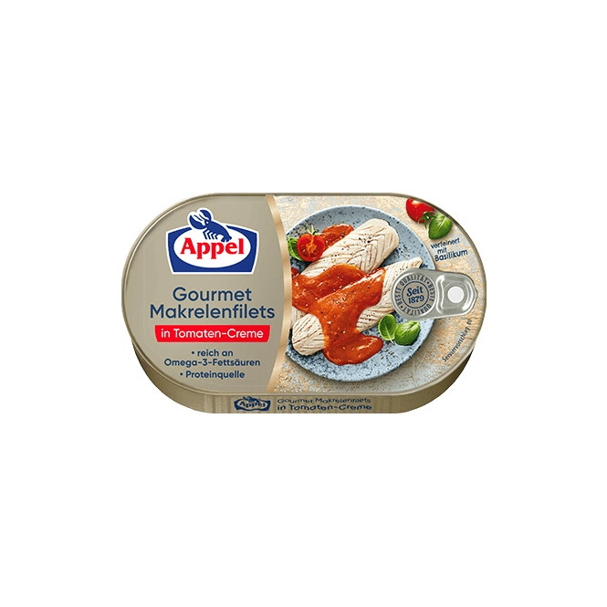 Appel Gourmet Makrelenfilets in Tomaten-Creme 200G