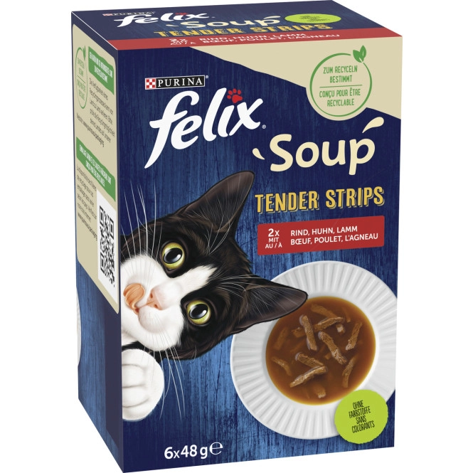 Felix Soup Tender Strips Land 6x48G