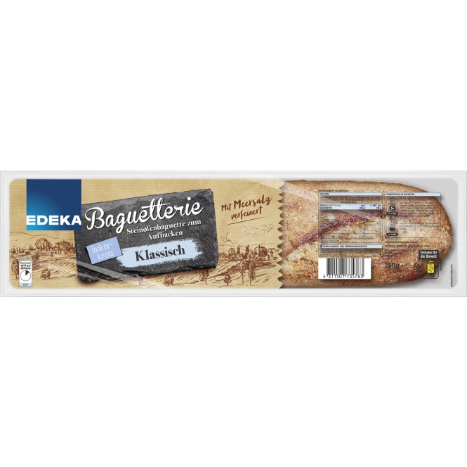 EDEKA Baguetterie Steinofenbaguette klassisch 250G