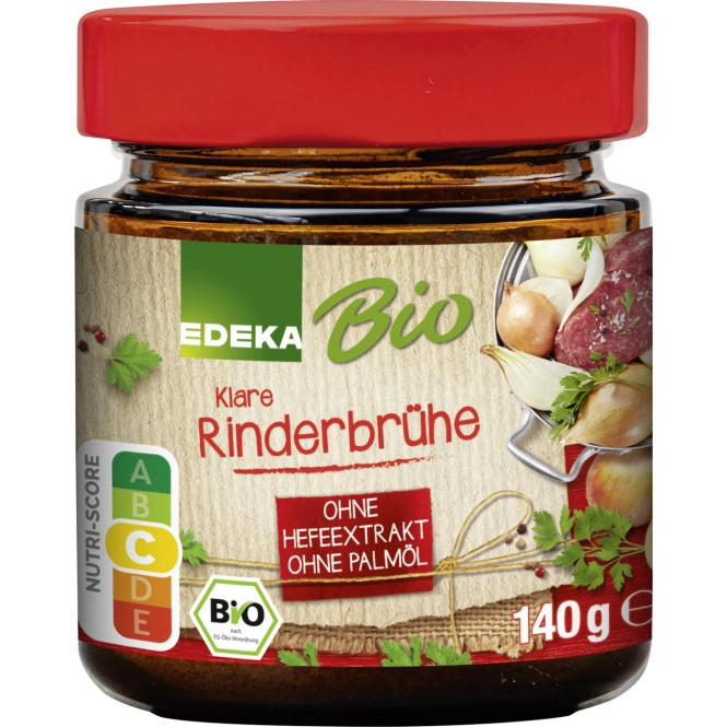 EDEKA Bio Klare Rinderbrühe 140G