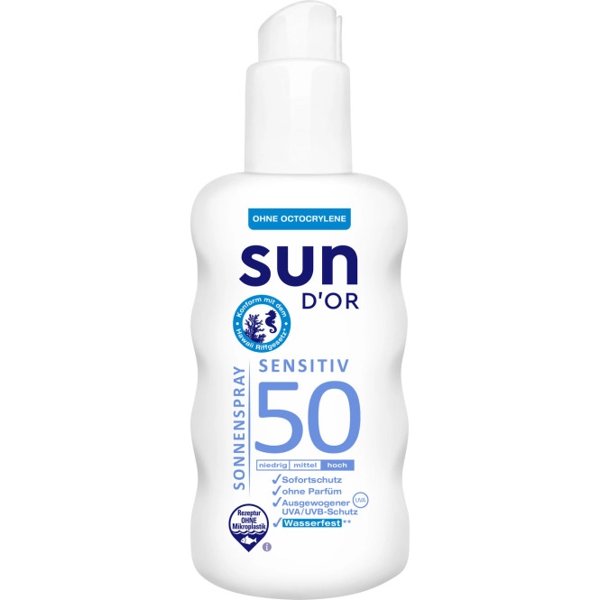 Sun D'OR Sonnenspray Sensitiv LSF 50 200ML