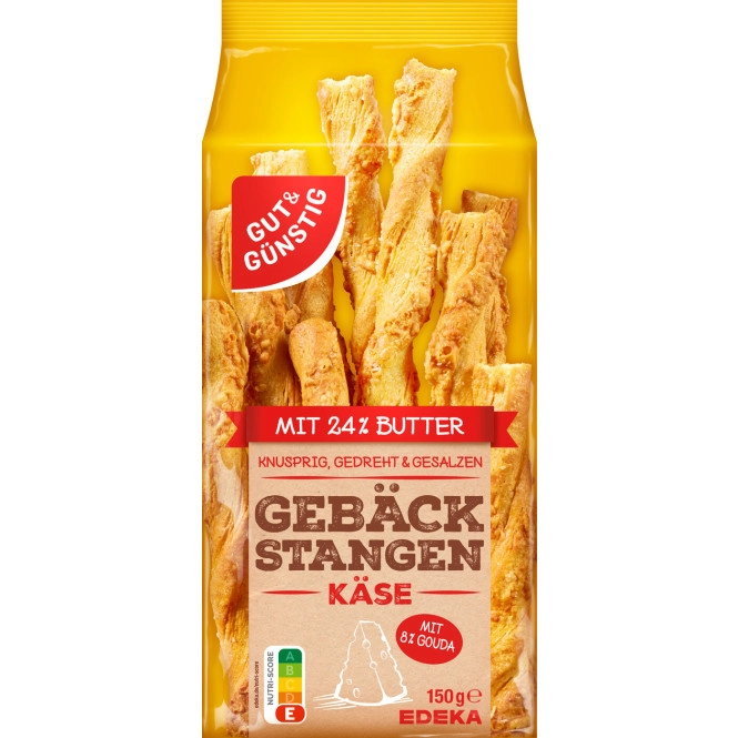 Gut & Günstig Gebäckstangen Käse 150G