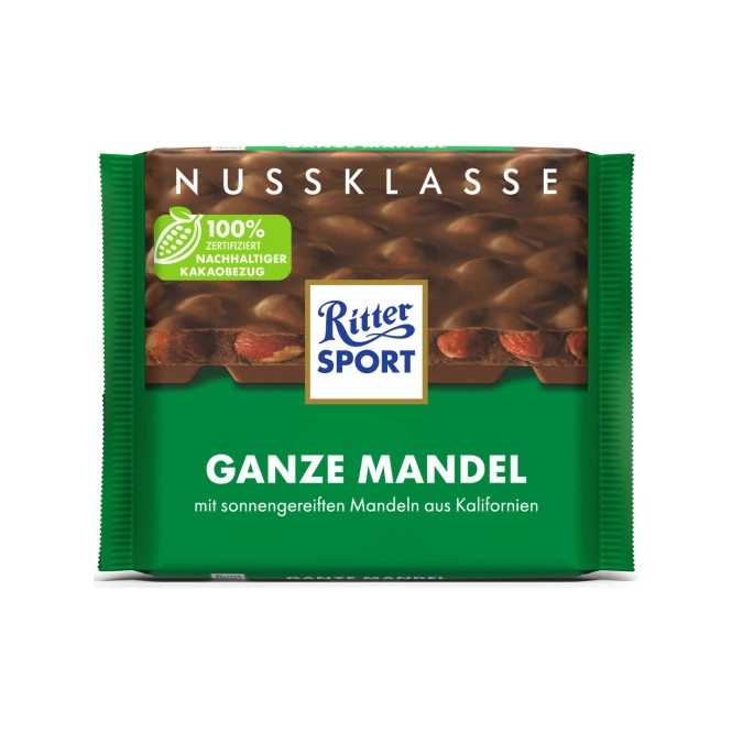 Ritter Sport Nuss Klasse Ganze Mandel 100G