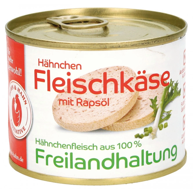 Allgäu Fresh Foods Hähnchenfleischkäse mit Rapsöl 200G