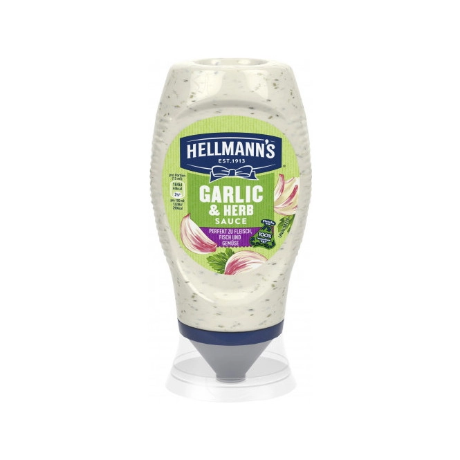 Hellmann's Garlic & Herb Sauce 250ML