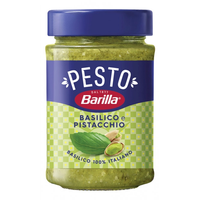 Barilla Pesto Basilico E Pistacchio 190G