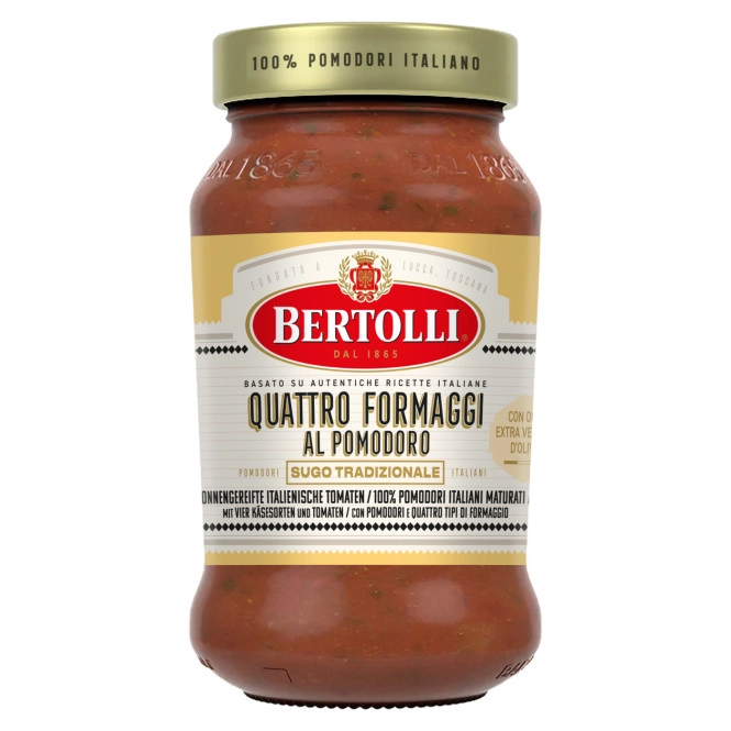 Bertolli Sauce Quattro Formaggi al Pomodoro 400G