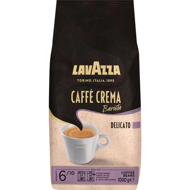 Lavazza Barista Caffe Crema Delicato ganze Bohnen 1KG