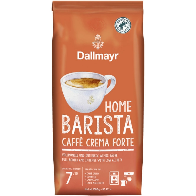 Dallmayr Home Barista Caffè Crema Forte ganze Bohne 1KG