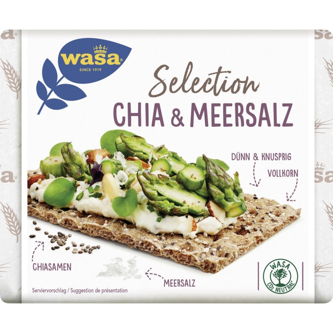 Wasa Selection Chia & Meersalz 245G