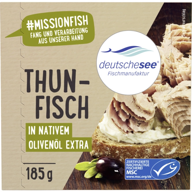 Deutsche See Thunfisch in Olivenöl 185G