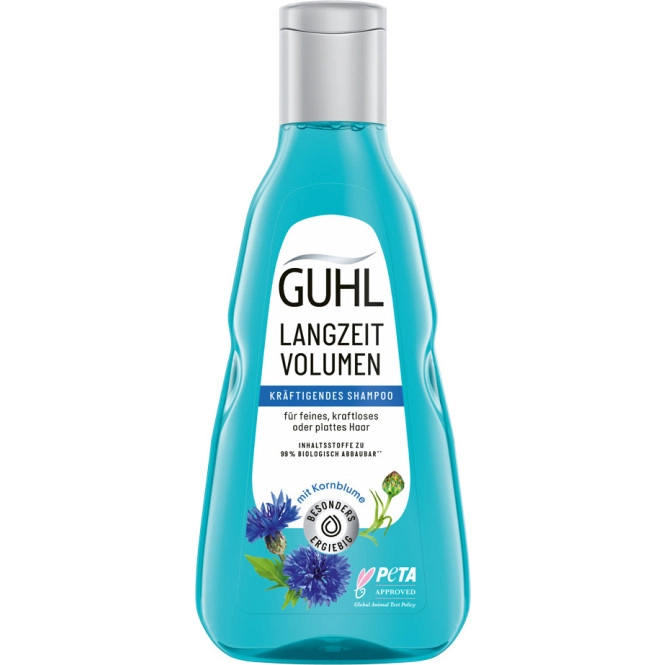 Guhl Shampoo Langzeit Volumen für feines, kraftloses oder plattes Haar 250ML