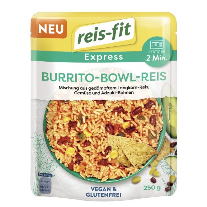 Reis-Fit Express Burrito-Bowl-Reis 250G