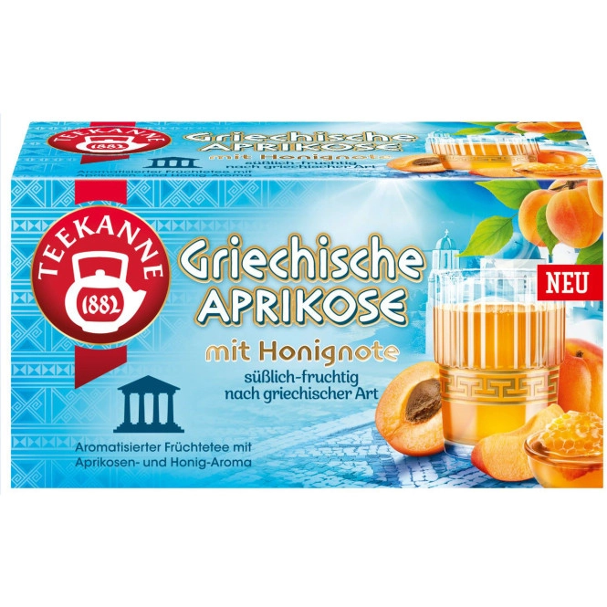 Teekanne Griechische Aprikose 20ST 45G