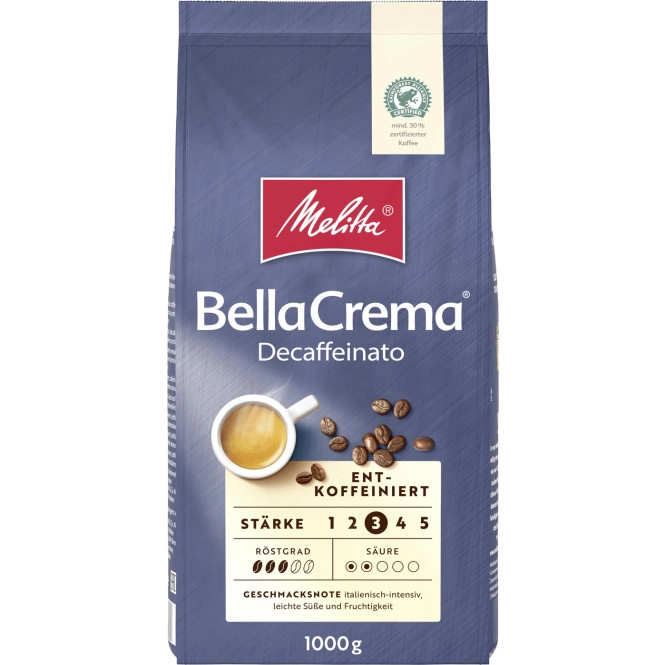 Melitta BellaCrema Decaffeinato 1KG