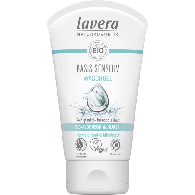 lavera Naturkosmetik Basis Sensitiv Waschgel 125ML