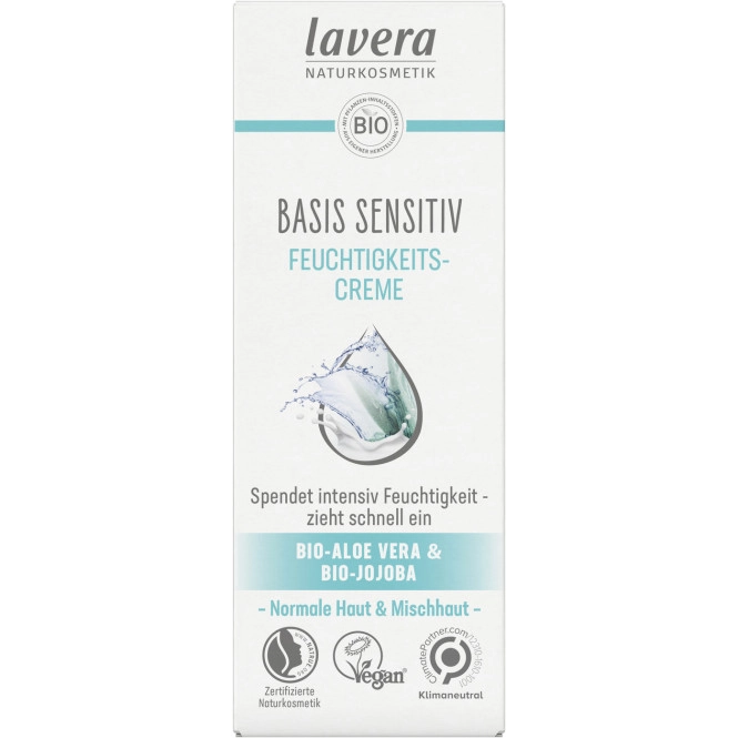 lavera Naturkosmetik Basis Sensitiv Feuchtigkeitscreme 50ML