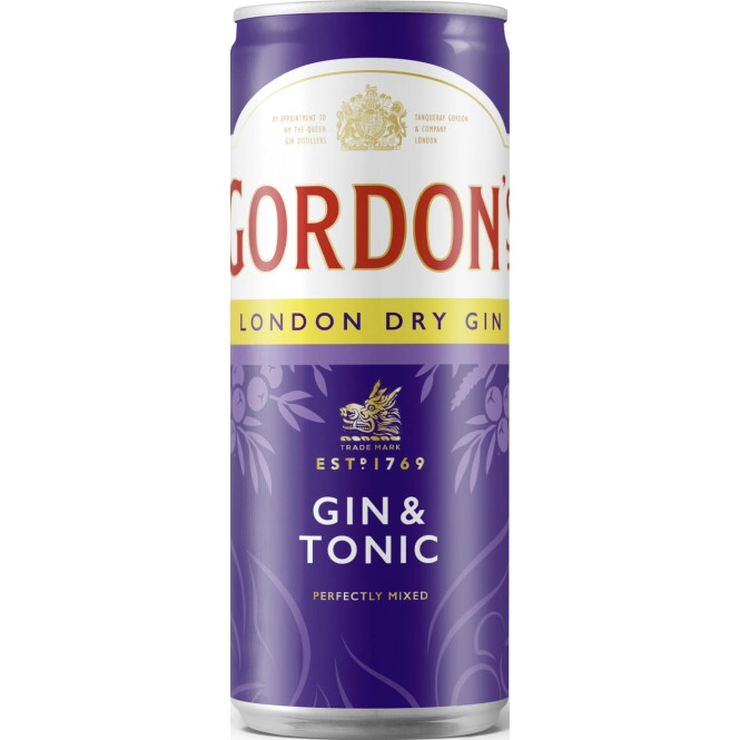 Gordon's London Dry Gin & Tonic 0,25L