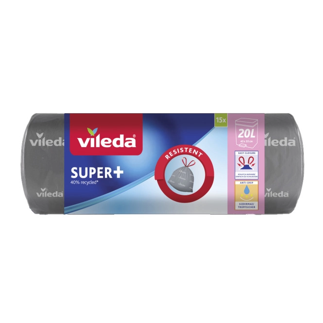 Vileda Müllbeutel Super+ 20L 15ST